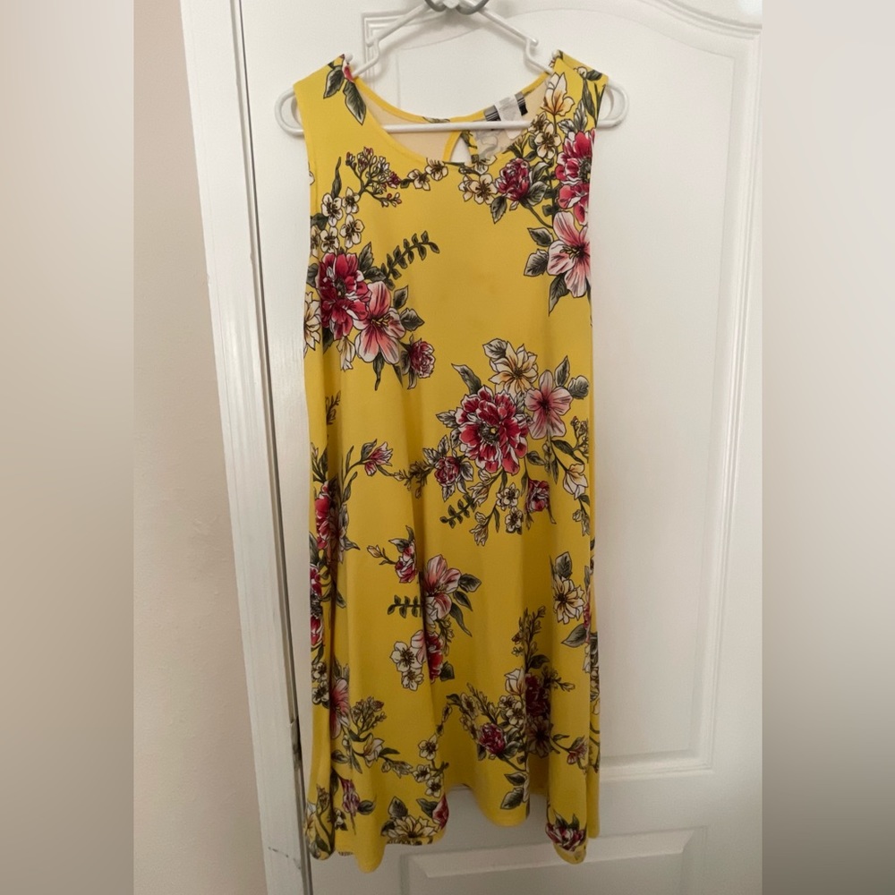 Allison Britney Womens Floral Dress
